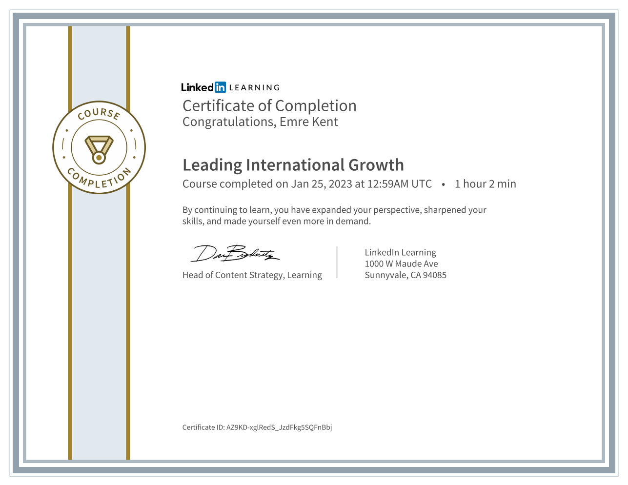 Leading International Growth